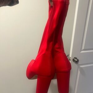 Elegant Red Women's Boots